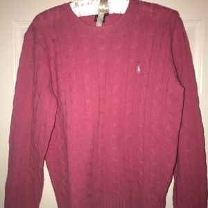 Ralph Lauren Sport 100% Lambs Wool Sweater.